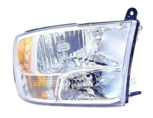 Quad Headlight Headlamp Passenger Side Right Hand RH for Dodge Ram Pickup Truck