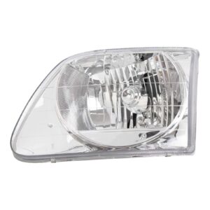 Left Headlight Compatible with 2001-2003 Ford F-150 2004 F-150 Heritage