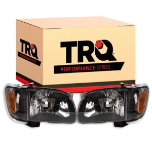 TRQ Performance Headlight Set Fits 2001-2004 Toyota Tacoma