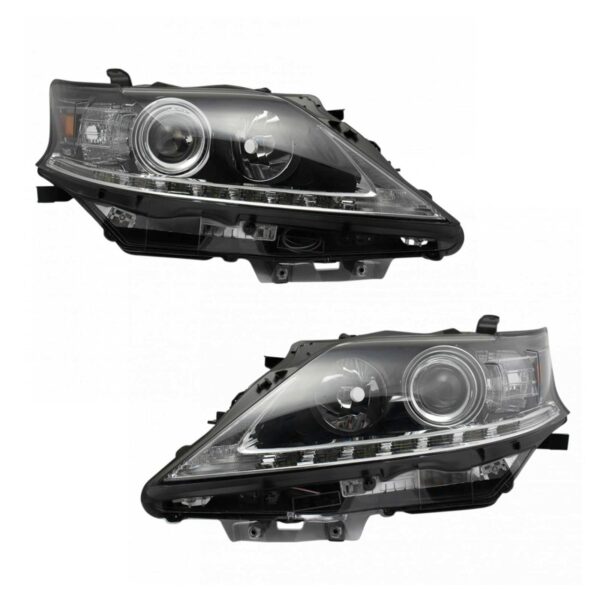Halogen Headlight Assembly Pair LH & RH Sides for Lexus RX350 RX450h