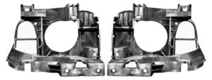 Headlight Headlamp Bracket LH Left & RH Right Pair Set for Cobalt