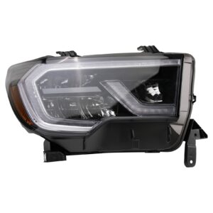 Right Headlight Compatible with 2018-2020 Toyota Sequoia