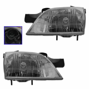 Headlights Headlamps Left & Right Pair Set for Chevy Venture Montana Silhouette