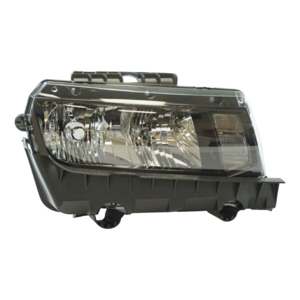 Halogen Headlight Lamp Passenger Side RH RF Compatible With 14-15 Chevrolet Camaro