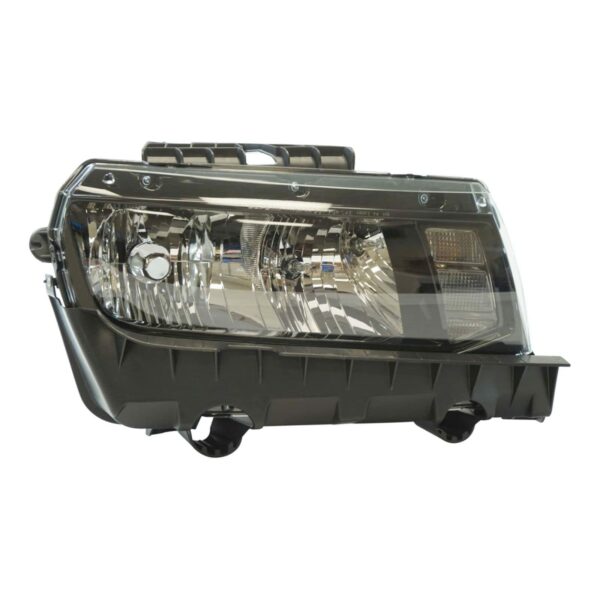 Halogen Headlight Lamp Passenger Side RH RF Compatible With 14-15 Chevrolet Camaro