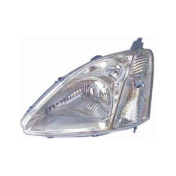 Headlight Headlamp LH Left Driver Side for 02-03 Honda Civic Hatchback Models