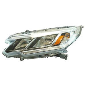 Halogen Headlight Lamp Driver Side LH LF Compatible With Honda CR-V LX SUV