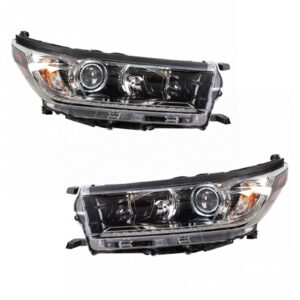 Headlight Set Compatible with 2017-2018 Toyota Highlander