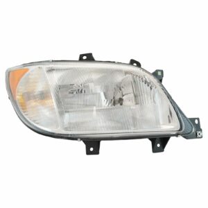 Halogen Headlight Headlamp Passenger Side RH RF Compatible with 02-06 Dodge Sprinter Van
