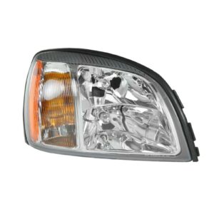 Headlight Assembly Compatible With 2000-2002 Cadillac DeVille Passenger Side