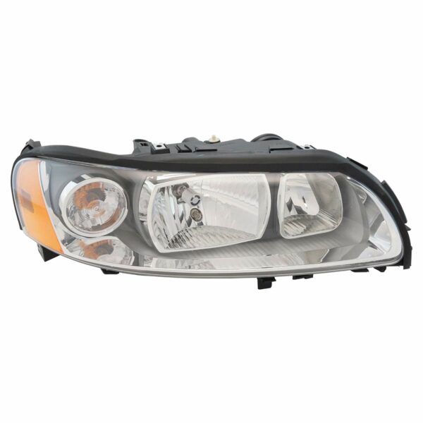 Halogen Headlight Headlamp Passenger Side RH RF Compatible with 05-07 Volvo V70 XC70