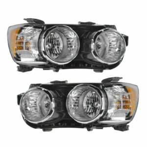 Headlight Headlamp Light Lamp LH RH Driver Passenger Pair for 12-14 Chevy Sonic