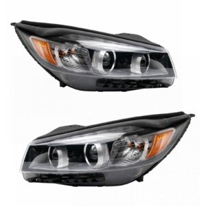 1A Auto Headlight Set Compatible with 2016-2018 Kia Sorento