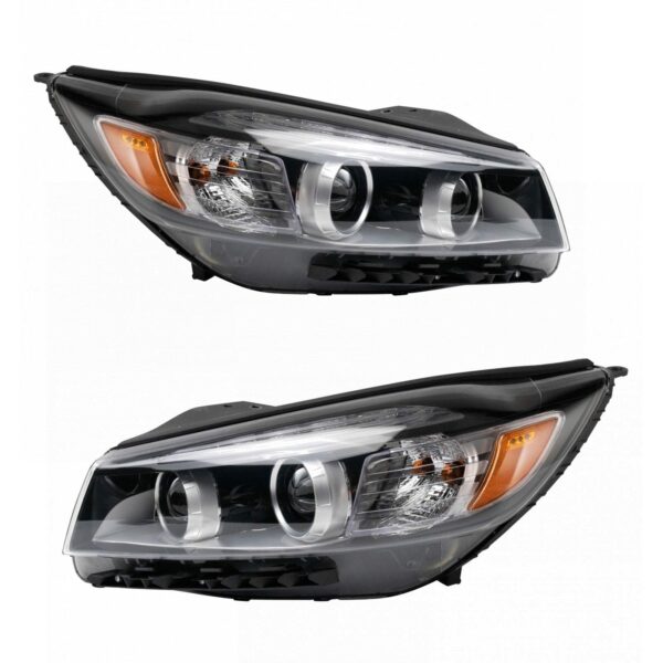 1A Auto Headlight Set Compatible with 2016-2018 Kia Sorento