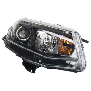Front Halogen Headlight Lamp Assembly RH Right Passenger Side Direct Fit for 16-18 Chevrolet Camaro