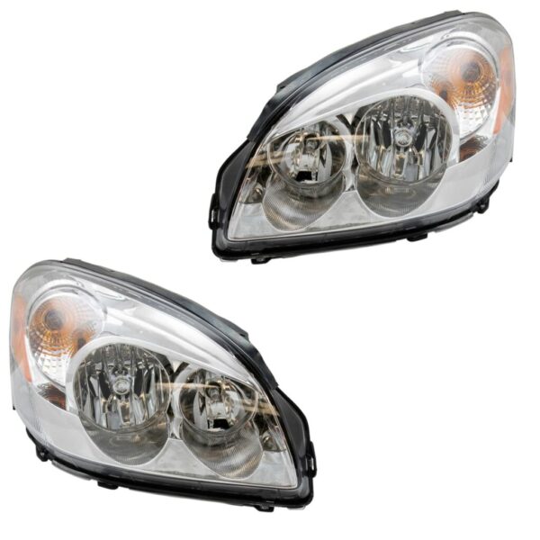 Headlights Headlamps Left & Right Pair Set for 06-11 Buick Lucerne