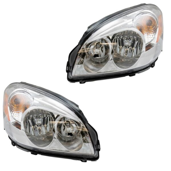 Headlights Headlamps Left & Right Pair Set for 06-11 Buick Lucerne