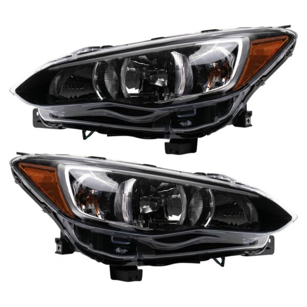 Halogen Headlights Set Compatible with 2018-2021 Subaru Crosstrek