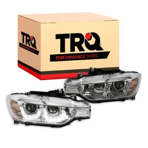 TRQ Performance Headlight Set Fits 2012-2015 BMW 328i 335i