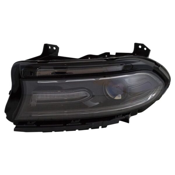 Halogen Headlight Lamp Assembly LH Left Driver Side Compatible with Dodge Charger