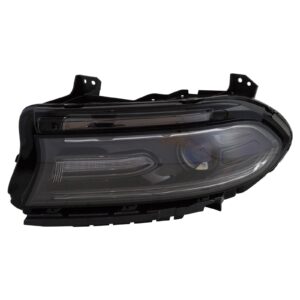 Halogen Headlight Lamp Assembly LH Left Driver Side Compatible with Dodge Charger