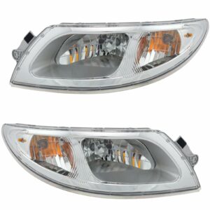 Headlight Headlamp Pair Set of 2 for International 4100 4200 4300 4400 8500 8600