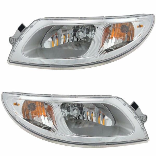 Headlight Headlamp Pair Set of 2 for International 4100 4200 4300 4400 8500 8600
