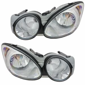 Front Headlamp Headlight Lamp Light LH & RH Pair Set for 05-07 Buick LaCrosse