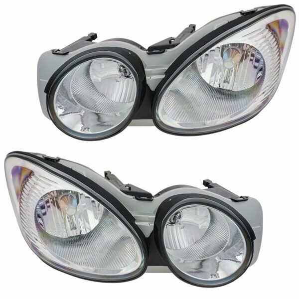 Front Headlamp Headlight Lamp Light LH & RH Pair Set for 05-07 Buick LaCrosse