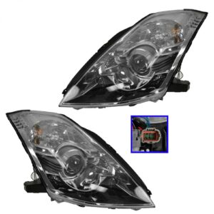 Xenon HID Headlight Lamp with Ballasts Set Pair LH & RH For 06-09 Nissan 350Z