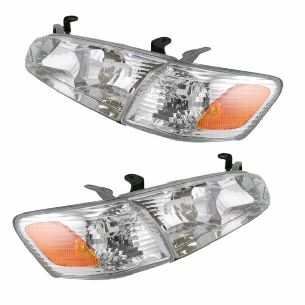 Headlight Headlamp Corner Light Lamp Kit Set of 4 for 00-01 Toyota Camry