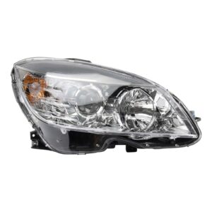 Right Headlight Chrome Bezel Compatible with 2008-2011 Mercedes Benz C300 C350 C63