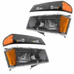 Headlight & Parking Light LH RH Set Kit for Colorado Canyon i280 i290 i350 i370
