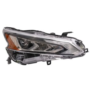 Right Headlight Assembly LED Compatible with 2019-2021 Nissan Altima w/o Auto Leveling light