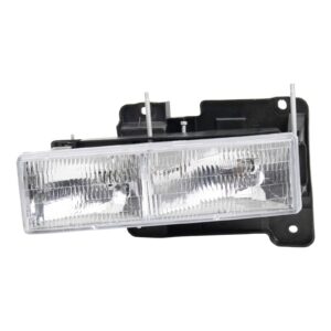 Left Headlight Compatible with Chevrolet Blazer C1500 C2500 C3500 K1500 K2500 K3500 Tahoe