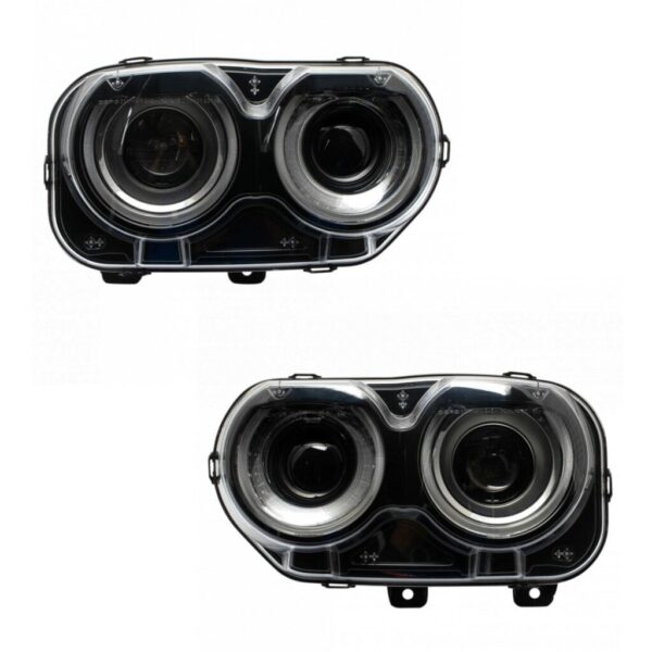 2pc HID Headlight Lamp Assembly Kit LH & RH Sides for Dodge Challenger