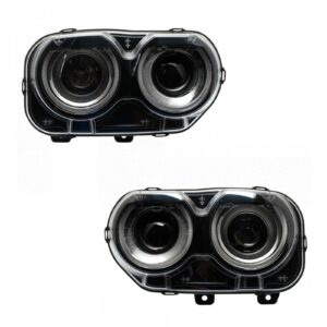2pc HID Headlight Lamp Assembly Kit LH & RH Sides for Dodge Challenger