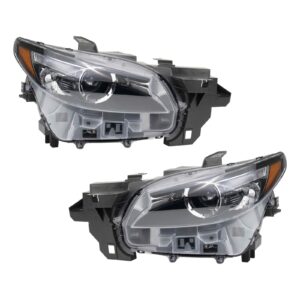 Headlight Set Compatible with 2015-2017 Nissan Murano