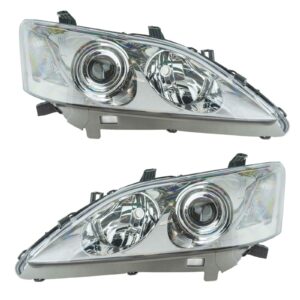 Halogen Headlight Headlamp Light Lamp Pair Set Kit for 07-09 Lexus ES350 ES 350