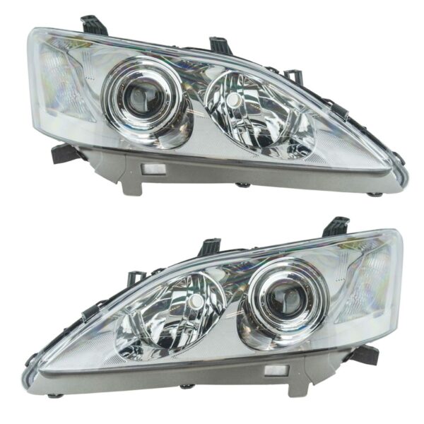 Halogen Headlight Headlamp Light Lamp Pair Set Kit for 07-09 Lexus ES350 ES 350