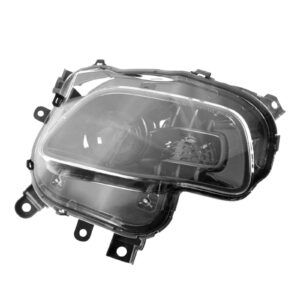 Halogen Headlight Headlamp with Black Trim Passenger Side RH for Cherokee