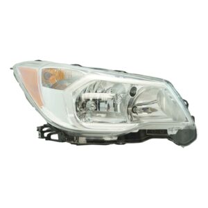 Halogen Headlight Headlamp w/ Chrome Bezel RH RF for Subaru Forester 2.5L