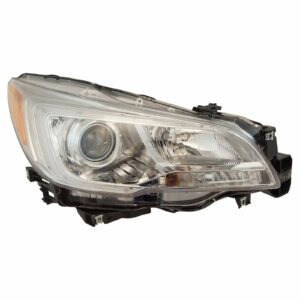 Halogen Headlight Headlamp w/ Chrome Bezel Passenger RH Compatible with Subaru Legacy