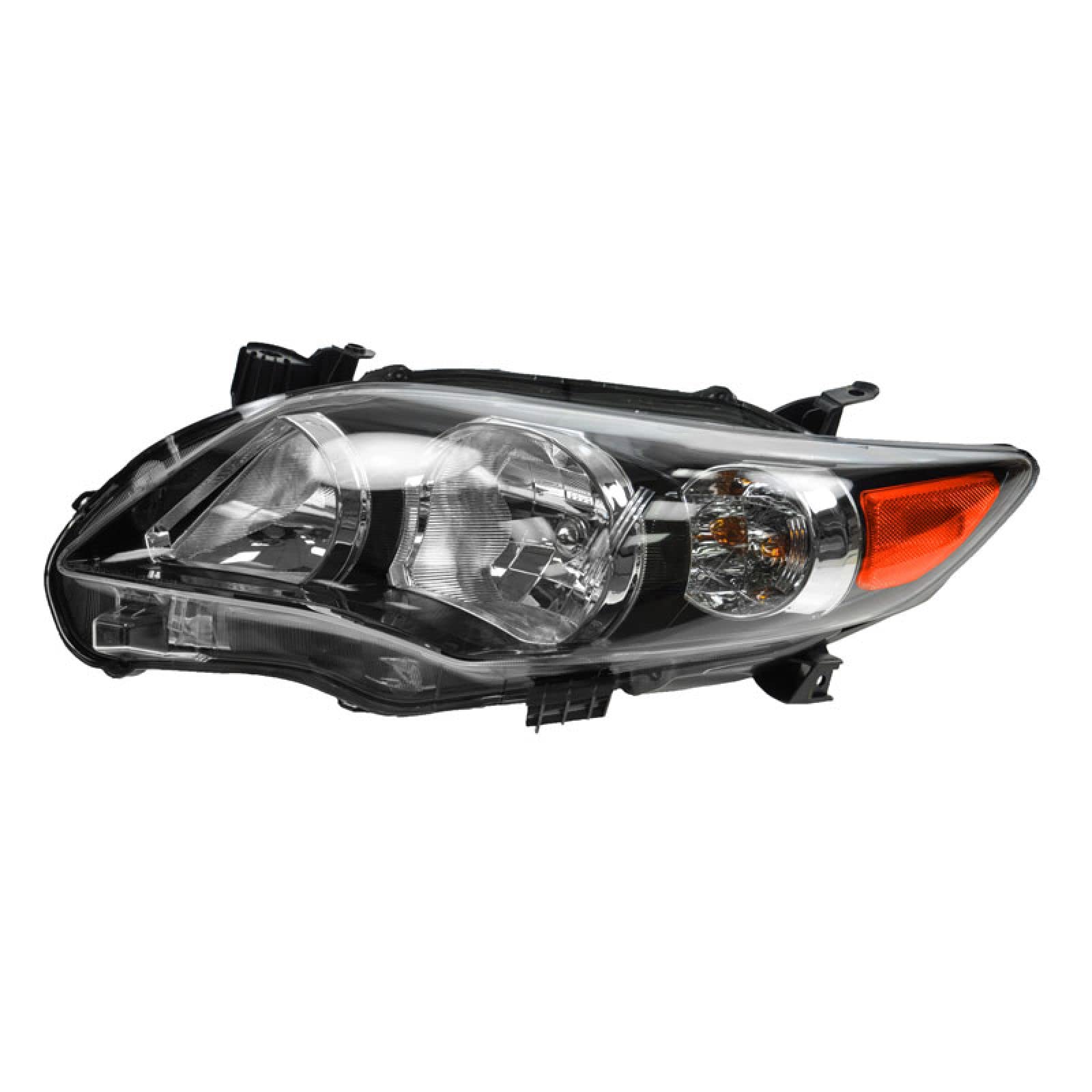 Black Housing Headlight Headlamp Driver Side Left LH for 11-13 Corolla XRS S