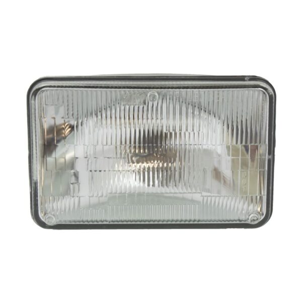 TRQ Halogen Sealed Beam Headlight Headlamp 6 1/2" by 4 1/4"