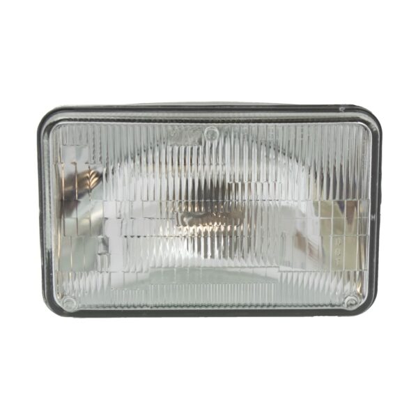 TRQ Halogen Sealed Beam Headlight Headlamp 6 1/2" by 4 1/4"