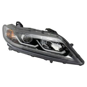 Halogen Headlight Lamp Assembly RH Right Passenger Side for Honda Accord EX EX-L Coupe