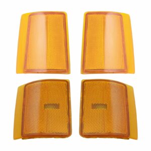 Front Lighting Kit Upper Reflectors & Lower Side Marker Lights for GM Truck New