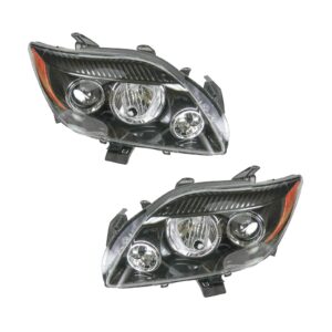 Headlights Headlamps Pair Set Left LH & RH Right for 08-10 Scion tC
