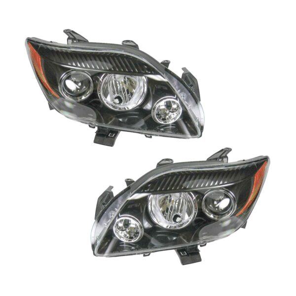 Headlights Headlamps Pair Set Left LH & RH Right for 08-10 Scion tC